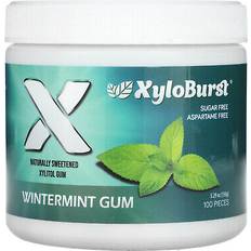 Chewing Gums Xyloburst Xylitol Wintermint Gum 100 Pieces 5.29 oz