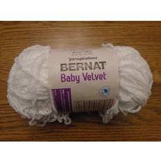Fabric Yarn Spinrite Bernat Baby Velvet Big Ball Yarn-Snowy White 164186-86060
