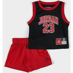 Jordan Infant 23 2-Piece Jersey Set Black/Red 24 Mo