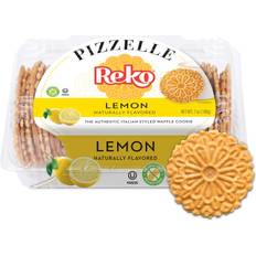 Food & Drinks Pizzelle Authentic Italian Style Waffle Cookie, Lemon 1pack