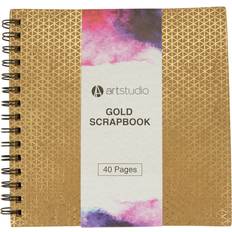 Art Studio Gold Printed Scrapbook