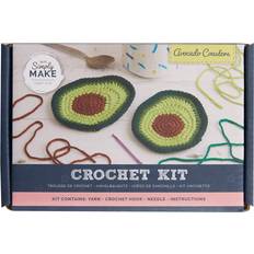 Purple DIY Simply make crochet kit avocado coasters