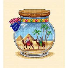 Orchidea complete counted cross stitch kit vacation memories pyramids