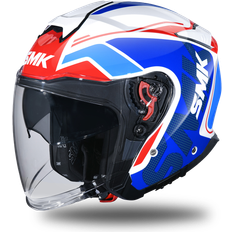 SMK Pilothjelm GTJ Tourer - Hvid/Rød