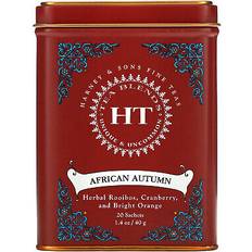 African Autumn Tin of 20 Sachets of Blended Herbal Tea