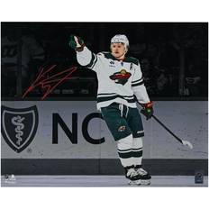 Mobile Cases Sports Fan Products Fanatics Authentic Kirill Kaprizov Minnesota Wild Autographed 16" x 20" White Jersey Celebrating Spotlight Photograph