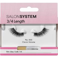 Salon System 3/4 Length Classic Volume Strip Lash #055 Black