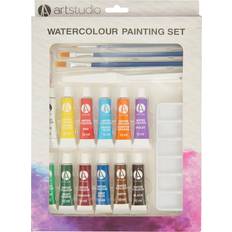 Art Studio Watercolour Painting Kit 12 Pack