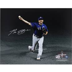 Fanatics Authentic Max Scherzer Texas Rangers Autographed 2023 World Series Champions 11" x 14" Pitching Spotlight Photograph