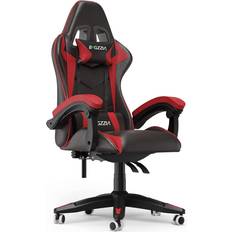 Gaming Chairs Bigzzia Red Ergonomic Racing Style Swivel Gaming Chair