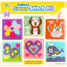 DIY Creative Kids 6 in 1 Cross Stitch Kit