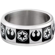 Star Wars Empire/Rebel Alliance Ring - Silver/Black