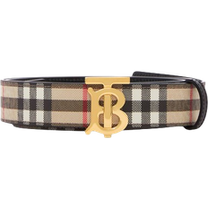 Burberry Belts Burberry TB Check Reversible Medium Belt - Archive Beige