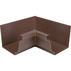 Amerimax Brown 4 in. galvanized steel miter k-style gutter inside corner 1920119