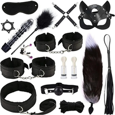 High Quality BDSM Genuine Leather Bondage Set