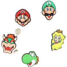 Kenkäkoristeet Crocs Jibbitz 5-Pack Super Mario, Unisex, varusteet, Lisätarvikkeet, Monivärinen