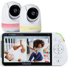 Babysense Babysense 5.5” 1080p full hd split-screen baby monitor boxed