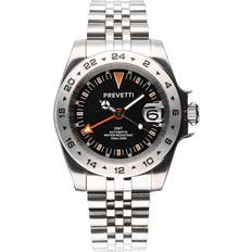 Prevetti Traditions Automatic GMT Jubilee PR3302 Orange svart automatisk