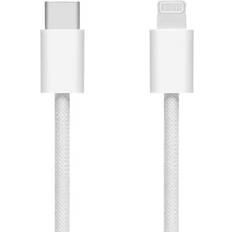 Linocell Flettet USB-C Lightning-kabel 2 m