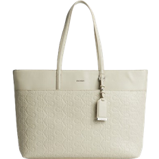 Calvin Klein Large Tote Bag - Stone Beige