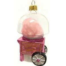 Cotton Christmas Tree Ornaments Cotton candy polish glass Christmas Tree Ornament