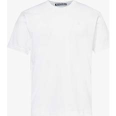 Acne Studios Men T-shirts Acne Studios Mens Optic White Nash Cotton-jersey T-shirt