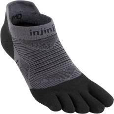 Injinji run mini crew injinji Run Lightweight Mini-Crew Socks - Black