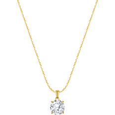 Topas Halsband Jacques Lemans Necklace - Gold/Topaz