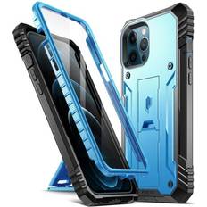 Poetic Licence For apple iphone 12 pro max case,shckproof kickstand cover Blue