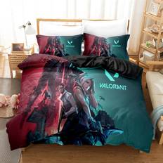 Xcsgsra 12, Single135X200CM/2PCS Valorant Duvet Cover