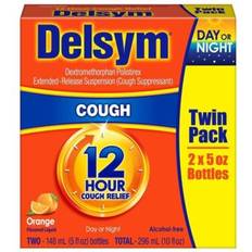 Delsym 12 hour cough relief 2 bottles, 5