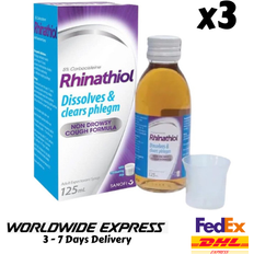 6x rhinathiol dissolves & clears phlegm cough
