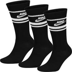 Stretchgewebe Socken NIKE Sportswear Dri-FIT Everyday Essential Crew Socks 3-pack - Black/White