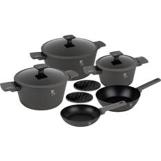 Berlinger Haus Kastruller & Stekpannor Berlinger Haus 10 St Aluminium Non Stick Induktion Köksredskap Set med lock