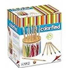 Cayro Colorfind Pedagogiskt spel hitta rätt penna familjespel för 2 eller fler spelare