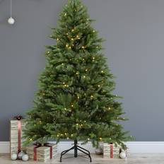 Festive Christmas Fir Winter Pre-Lit Artificial Christmas Tree