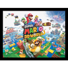 Super Mario 3D World Print Framed Art