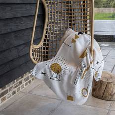 Trendy Trendy Geometric Elements Blankets White