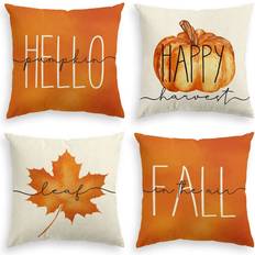 Jojomino Fall Maple Leaf Cushion Cover