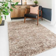 The Rug House Super Soft Natural Mottled Shaggy Beige