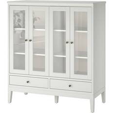 IKEA Idanäs White Vitrinskåp 121x135cm