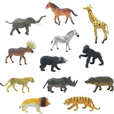 Elephant Play Set Boley Jumbo Safari Animal Set 12pcs