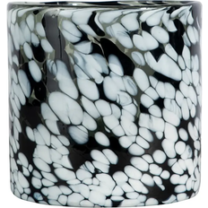 Byon Calore M Black/White Värmeljuslykta 15cm
