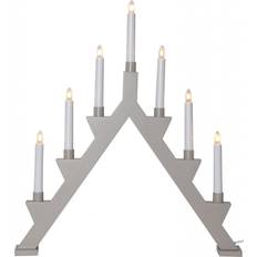 Star Trading Kynttilänjalat Star Trading Zack Beige/Whte Candlestick 53cm