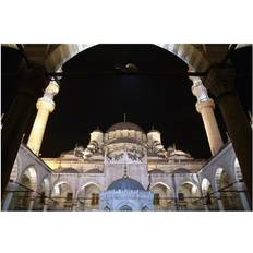 Canvas Posters BrainBoosters Mosque Yeni Camii At Night Poster