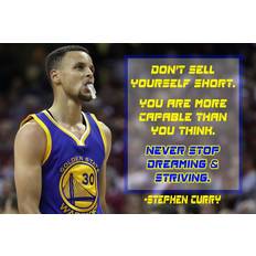 Stephen Curry Quote Cool Golden Poster