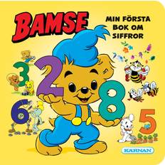 Bamse Min första bok om siffror bok, board book (Kartonnage)