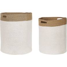 Beliani Boxes & Baskets Beliani of 2 Cotton KARDH Basket