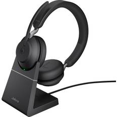 Jabra Sur l'oreille Casques Jabra Evolve2 65, Link 390a MS Stereo Desk Stand