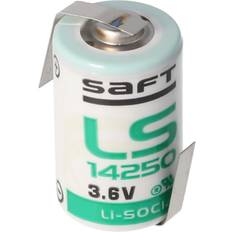 Saft LS14250 Battery Compatible with Solder Tabs Z-shape